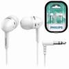 Наушники PHILIPS SHE1450WT/51, проводные, 1,2 м, стерео, вкладыши, белые Наушники PHILIPS SHE1450WT/51, проводные, 1,2 м, стерео, вкладыши, белые