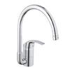 "GROHE" Смес. для кухни d46, карт., EUROSMART: бок., хpом, тр. изл. гибк. подв. 50 см, "GROHE" Смес. для кухни d46, карт., EUROSMART: бок., хpом, тр. изл. гибк. подв. 50 см,