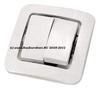 Выкл. 2 кл. бел. Makel Lillium 71003 Выкл. 2 кл. бел. Makel Lillium 71003
