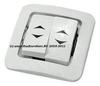 Выкл. 2 кл. прох. бел. Makel Lillium 71026 Выкл. 2 кл. прох. бел. Makel Lillium 71026