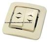 Выкл. 2 кл. прох. крем Makel Lillium 71226 Выкл. 2 кл. прох. крем Makel Lillium 71226