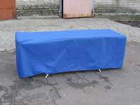 Скатерть на стол 2,7*0,6 синяя - 1520 руб.
