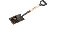 Лопата совковая мини,черенок деревянный(американский ясень) , пластиковая ручка TR-BYC