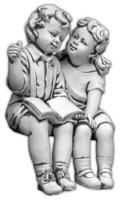 Скульптура "мальчик с девочкой и с книгой" №433 - 11330 руб.