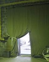Брезентовая штора в гараж/ворота водоотталкивающая (цена за кв.м) - 260 руб.
