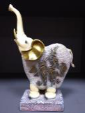 Слон-этника (золото) H-33см. L-21см. - 1195 руб.