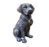 Собака Лабрадор серебро(копилка) Н-35см. L-20см. - 977 руб.