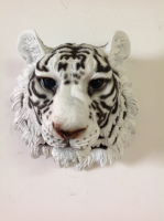 Голова белого тигра,навесной декор - 3500 руб.