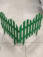 Забор декоративный №4 зелёный 