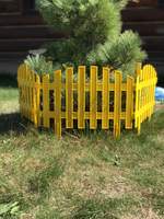 Забор декоративный №2 желтый - 450 руб.