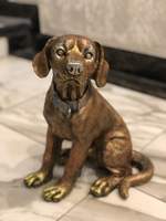 Собака Курцхаар бронза (копилка), Н-37см. - 977 руб.