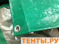 Тент укрывной 15х20, зеленый, шаг люверса 1м - 13770 руб.