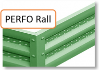 Оцинкованная Грядка зелёная PERFO Rall 6005 Zn h16 0,7x2м (с перфорацией и полимерным покрытием) - 1910 руб.