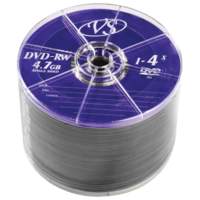 Диски DVD-RW VS 4,7 Gb 4x, КОМПЛЕКТ 50 шт., Bulk, VSDVDRWB5001 - 3381 руб.