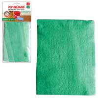 Тряпка для мытья пола, плотная микрофибра, 50х60 см, зеленая, ЛАЙМА, 601251 - 197 руб.