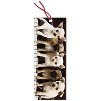 Закладка для книг с линейкой, 3D-объемная, BRAUBERG "Милые щенки", с декоративным шнурком, 128098
