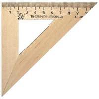 Треугольник деревянный, угол 45, 11 см, УЧД, С138