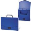 Портфель пластиковый BRAUBERG "Energy", А4 (330х256х32 мм), без отделений, синий, 222082