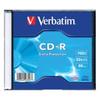 Диск CD-R VERBATIM DL, 700 Mb, 52х, Slim Case