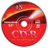 Диск CD-R VS, 700 Mb, 52х, бумажный конверт