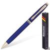 Ручка бизнес-класса шариковая BRAUBERG "De Luxe Blue", корпус синий, узел 1 мм, линия письма 0,7 мм, синяя, 141412