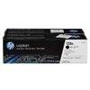 Картридж лазерный HP (CE320AD) LaserJet CM1415FNW/CP1525NW, черный, оригинальный, КОМПЛЕКТ 2 шт., ресурс 2х2000 страниц