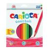 Карандаши цветные CARIOCA (Италия), 24 цвета, грифель 3 мм, шестигранные, заточенные, европодвес, 40381