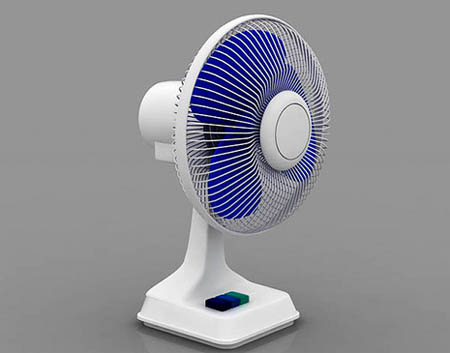 Вентилятор с изображением 3d