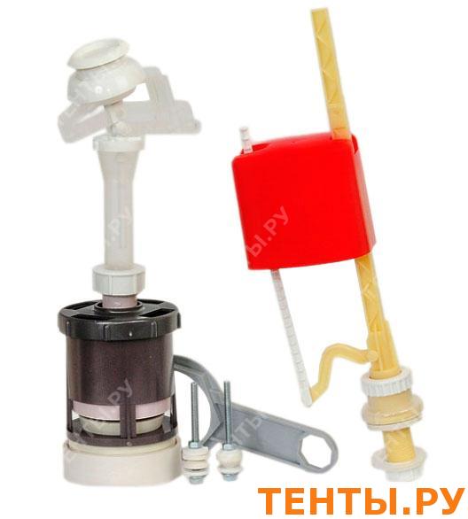 \"ИНКОЭР\" Арматура - комплект 1/2\" нижняя подводка, кнопка белая, с ...