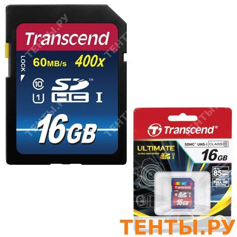 Карта памяти transcend sdhc premium 400x class 10 uhs i u1 60 10mb s 32gb