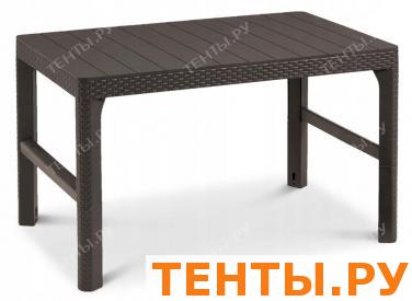 Раскладной стол Лион (Lyon rattan table) Коричневый