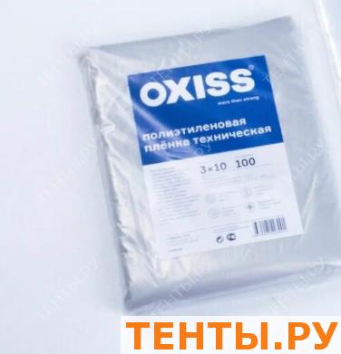 Пленка полиэтиленовая техническая OXISS 3х10м, толщина 100мкм, вторичный ПВД